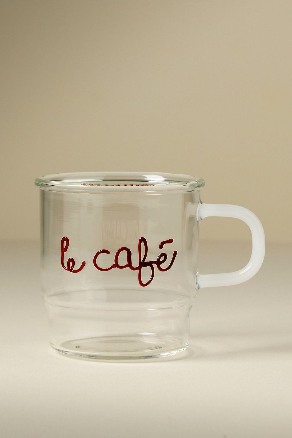 Mug en verre Love Notes