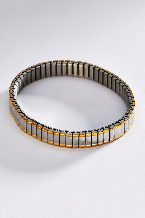 Bracelet fin bicolore