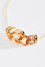 Collier à pendentif bague pierre de naissance By Anthropologie