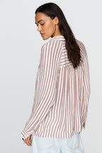 Pilcro Shirred Buttondown Shirt