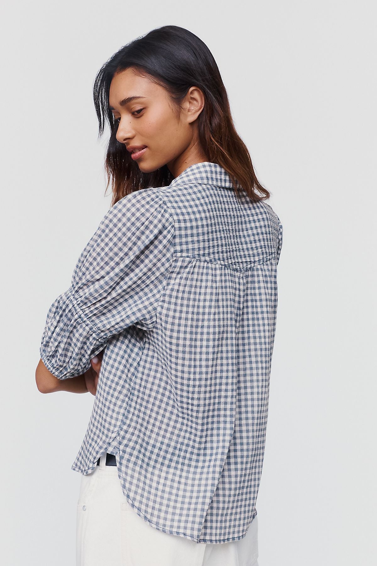 Pilcro Tallulah Puff Sleeve Blouse