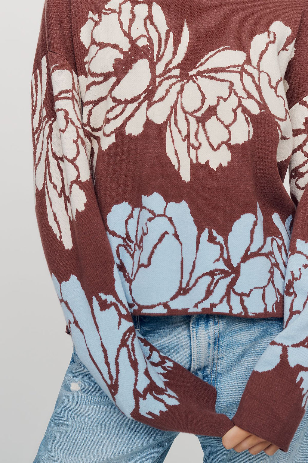 Maeve Carys Mock Neck Sweater