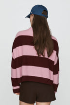 Pilcro Alani 100% Cashmere Mock-Neck Sweater