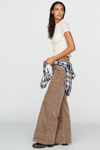 Pilcro Rylan Corduroy High Rise Flare Jeans