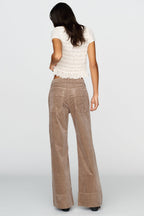 Pilcro Rylan Corduroy High Rise Flare Jeans