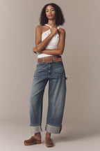 Pilcro Kayden High Rise Carpenter Barrel Leg Jeans