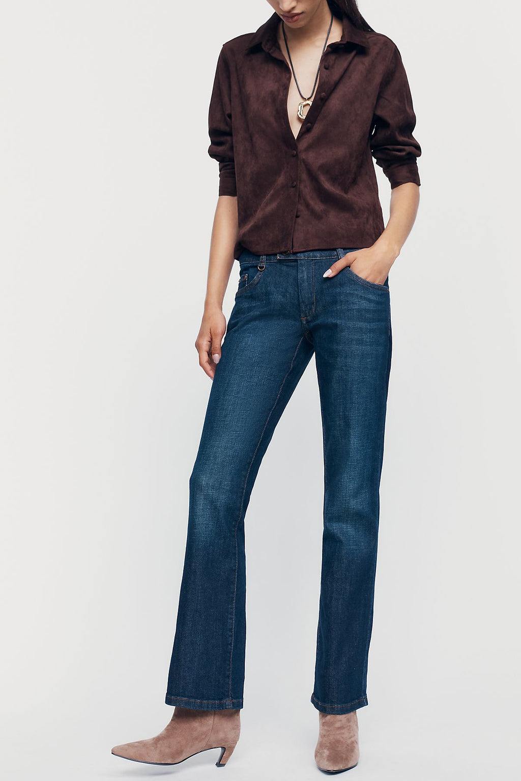 Pilcro Billy Low Rise Bootcut Jeans