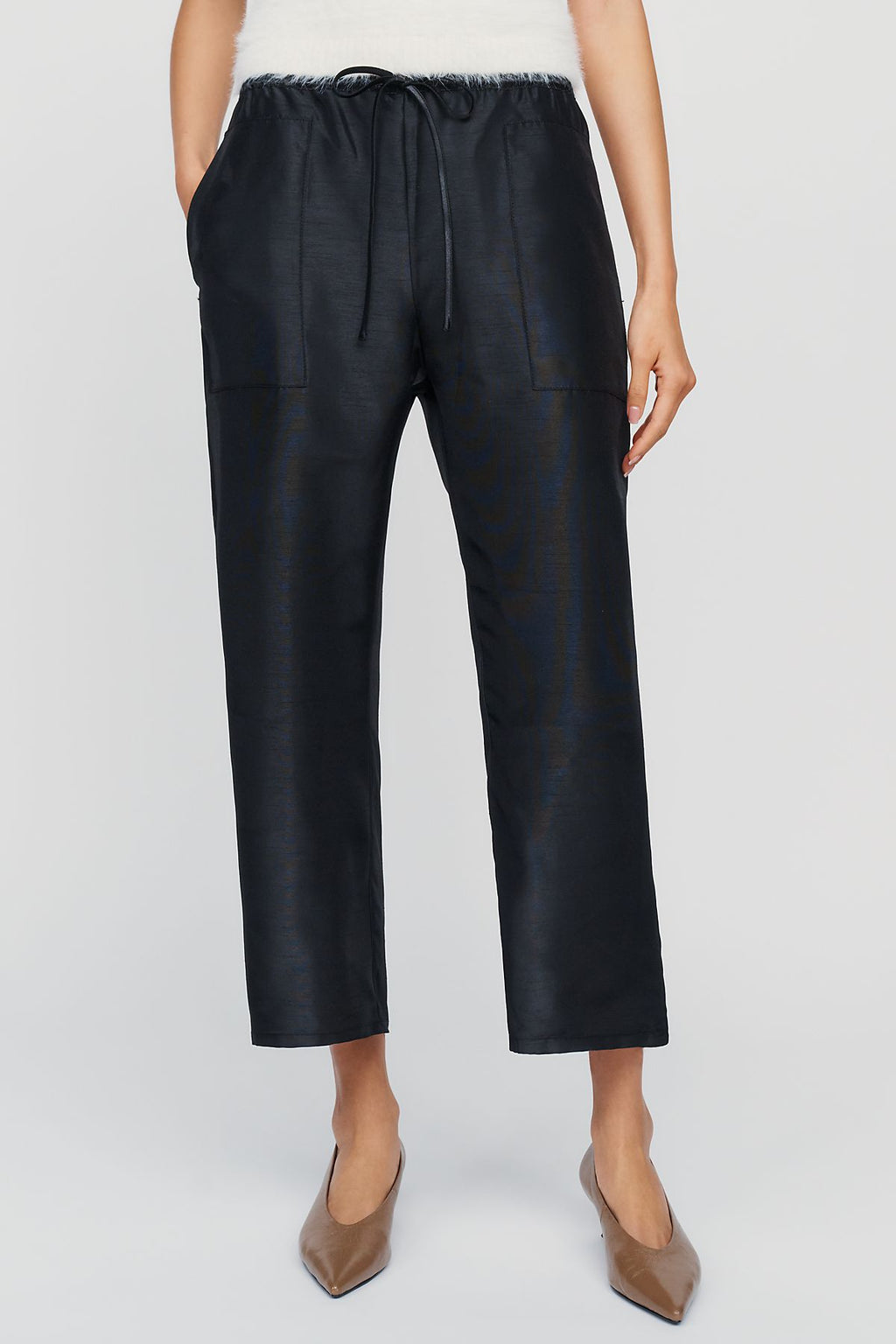 Maeve Marnie Taffeta Tapered Pants