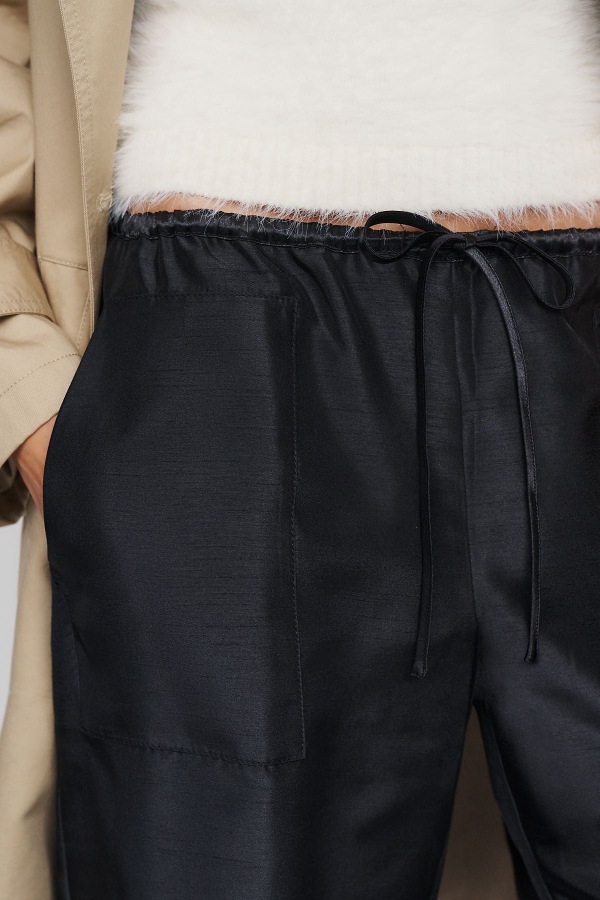 Maeve Marnie Taffeta Tapered Pants