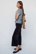 Maeve Colette Corduroy Cropped Wide Leg Pants