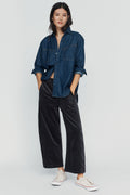 Pilcro Izzie Relaxed Corduroy Pull-On Barrel Pants