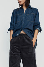 Pilcro Izzie Relaxed Corduroy Pull-On Barrel Pants