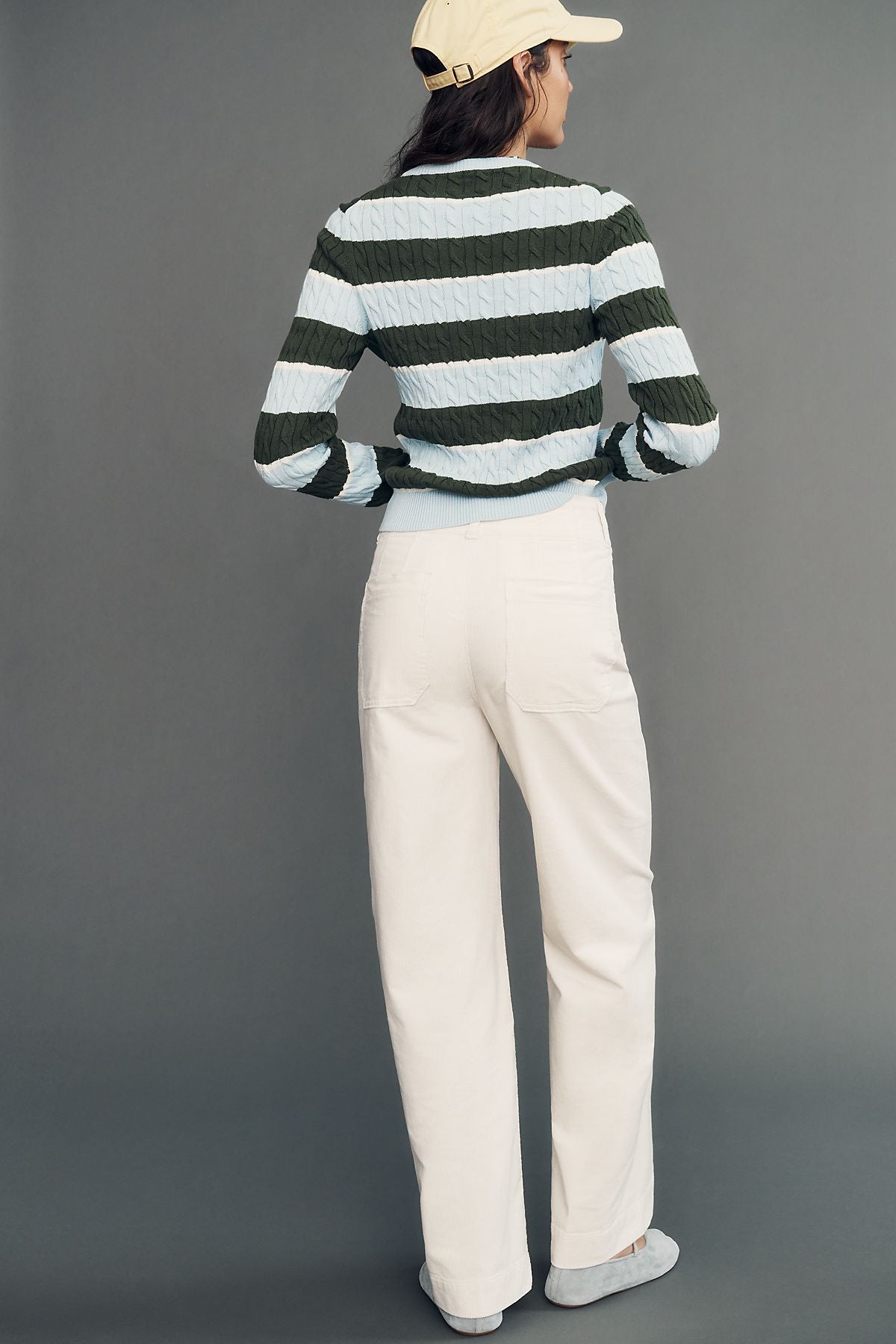 Maeve Colette Corduroy Full Length Wide Leg Pants