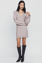 By Anthropologie Wool Blend Sweater Mini Dress