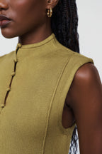 By Anthropologie Mock Neck Sweater Mini Dress