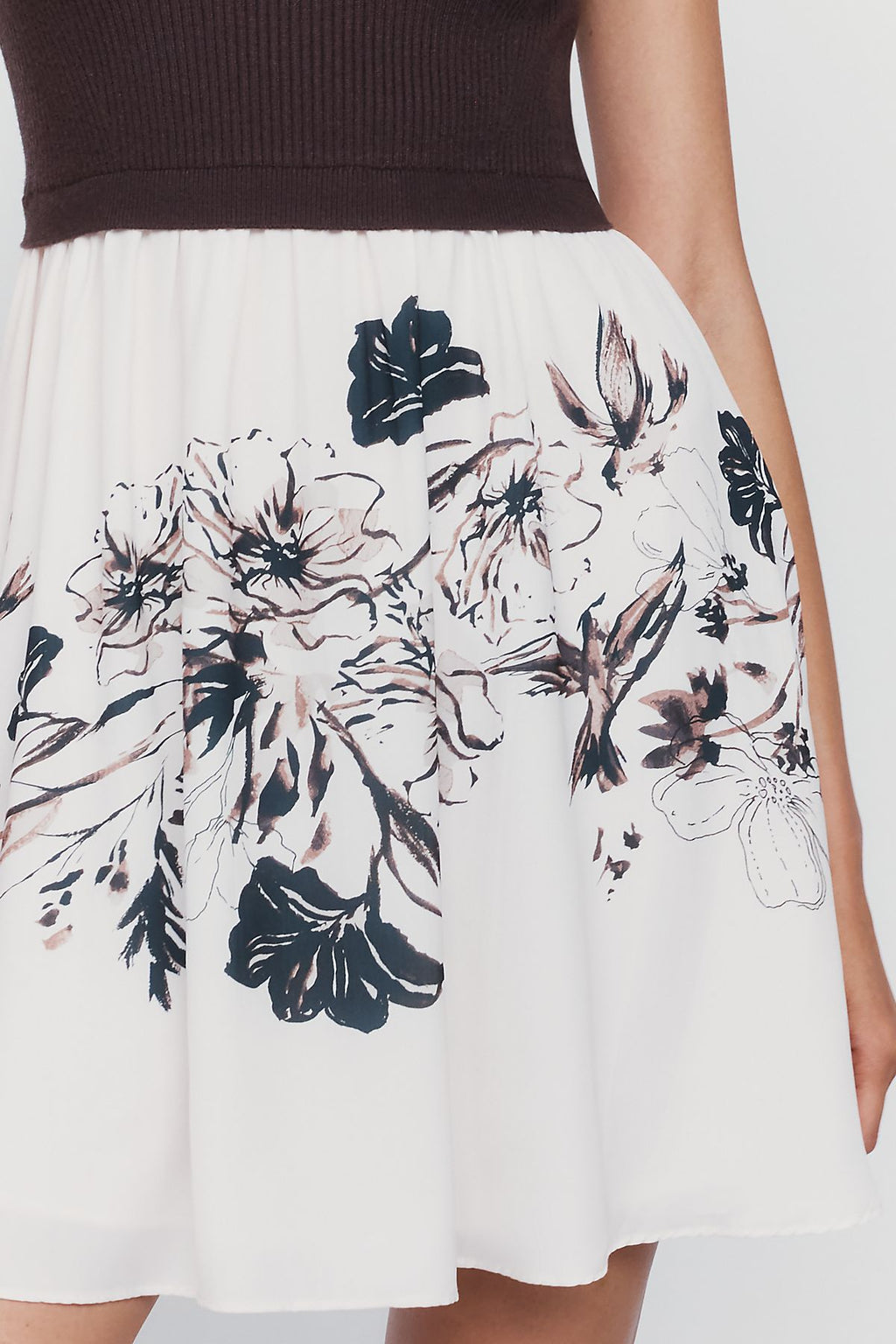 Thea Short Sleeve Twofer Mini Dress