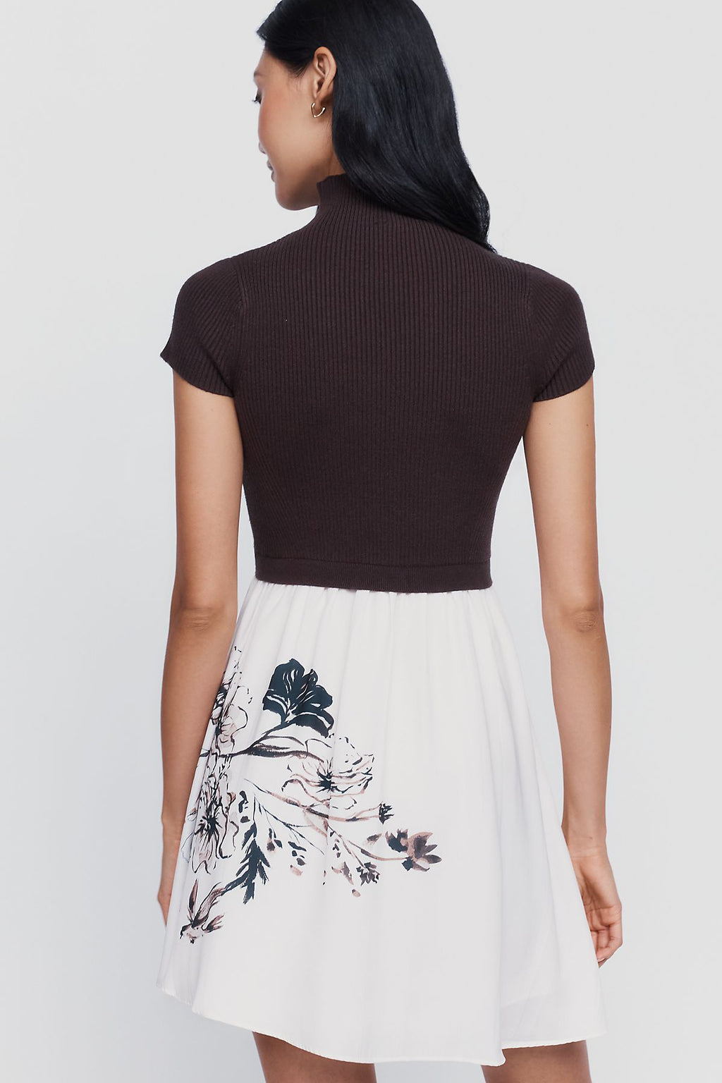 Thea Short Sleeve Twofer Mini Dress