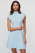 By Anthropologie Mock Neck Sweater Mini Dress
