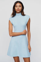 By Anthropologie Mock Neck Sweater Mini Dress