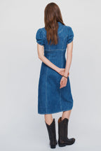 Pilcro Rebekah Denim Slim Midi Dress