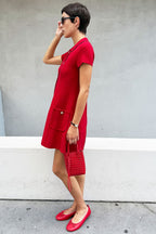 Maeve Wool Blend Sweater Mini Dress