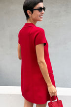 Maeve Wool Blend Sweater Mini Dress