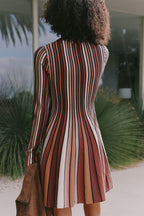 Maeve Mock Neck Mini Dress