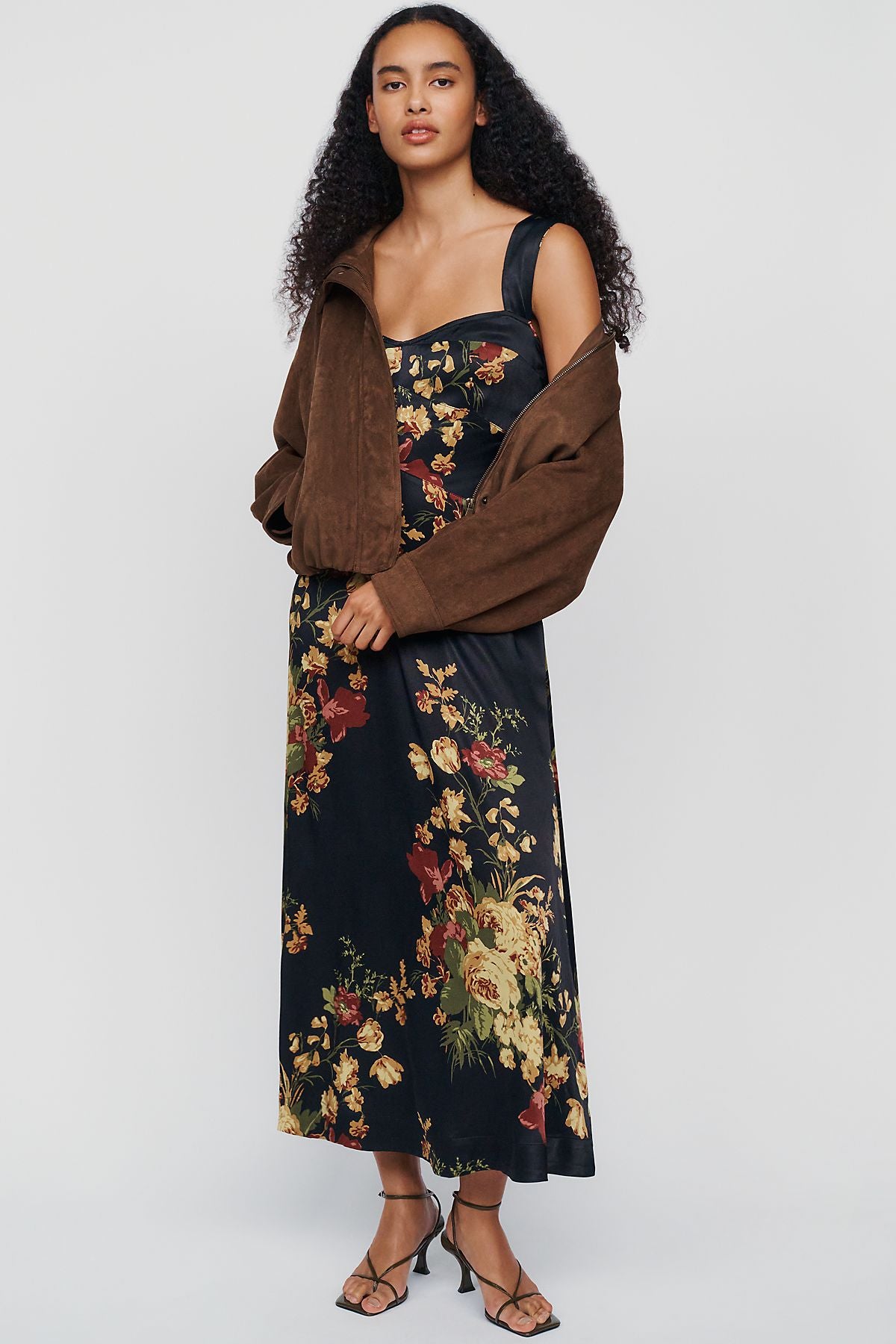 Jocelyn Sleeveless Slip Midi Dress by Maeve