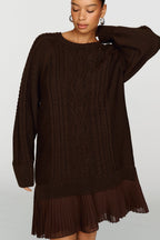 Delphine Sweater Twofer Mini Dress