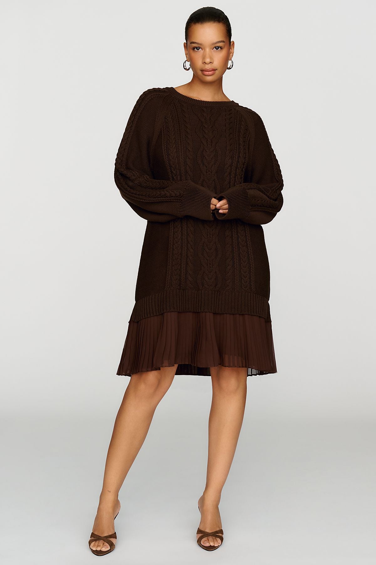 Delphine Sweater Twofer Mini Dress