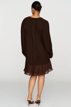 Delphine Sweater Twofer Mini Dress