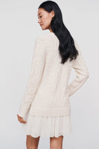 By Anthropologie Delphine Twofer Cardigan Mini Dress