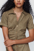 Pilcro Greer Denim Midi Shirtdress