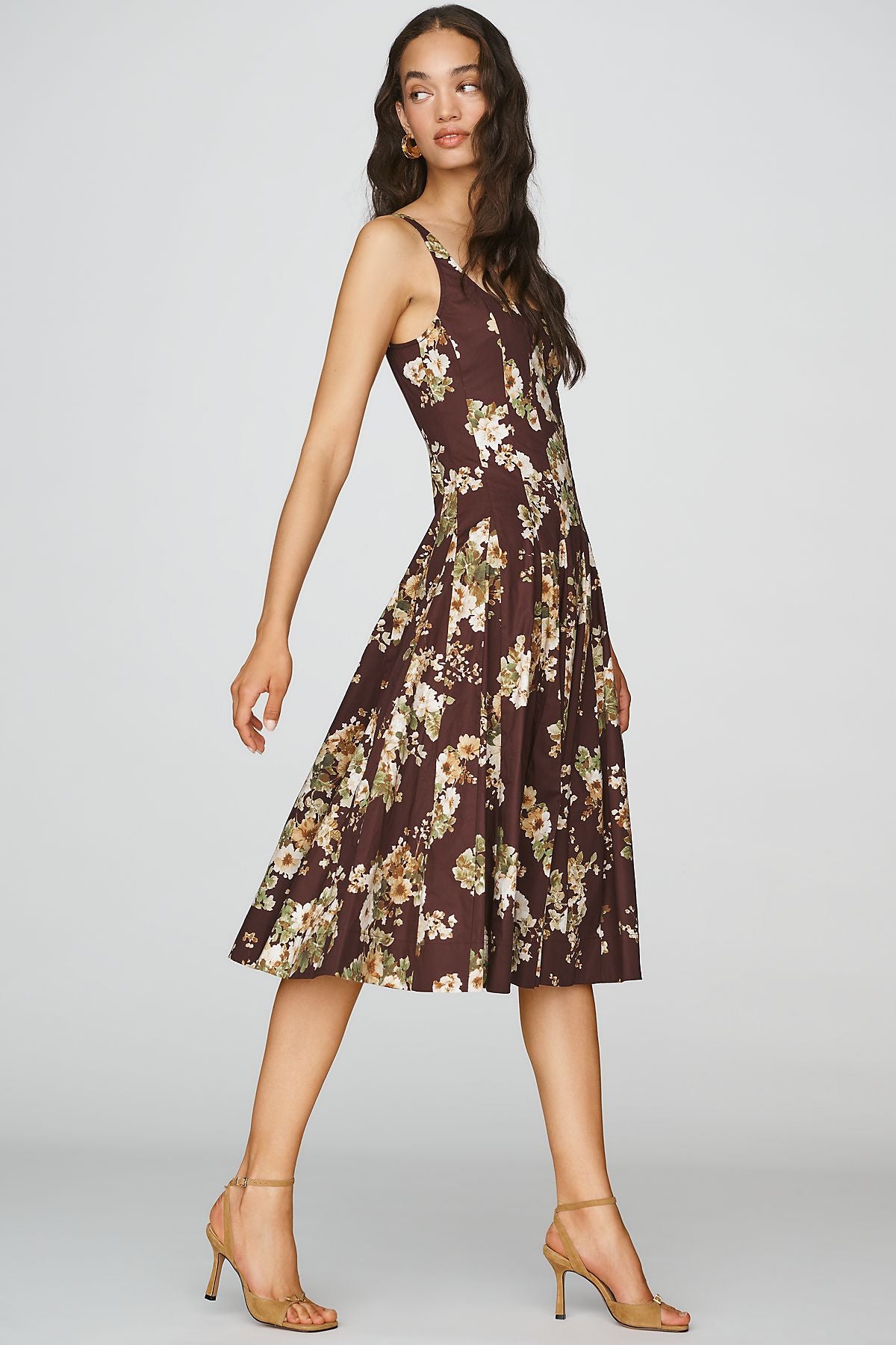 Maeve Tarryn Fit & Flare Midi Dress
