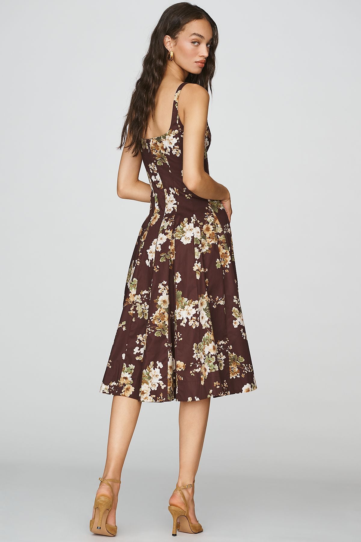 Maeve Tarryn Fit & Flare Midi Dress