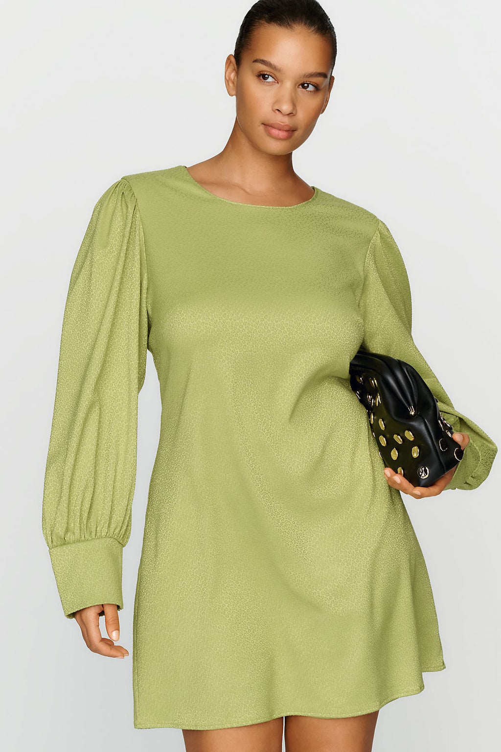 By Anthropologie Satin Mini Dress