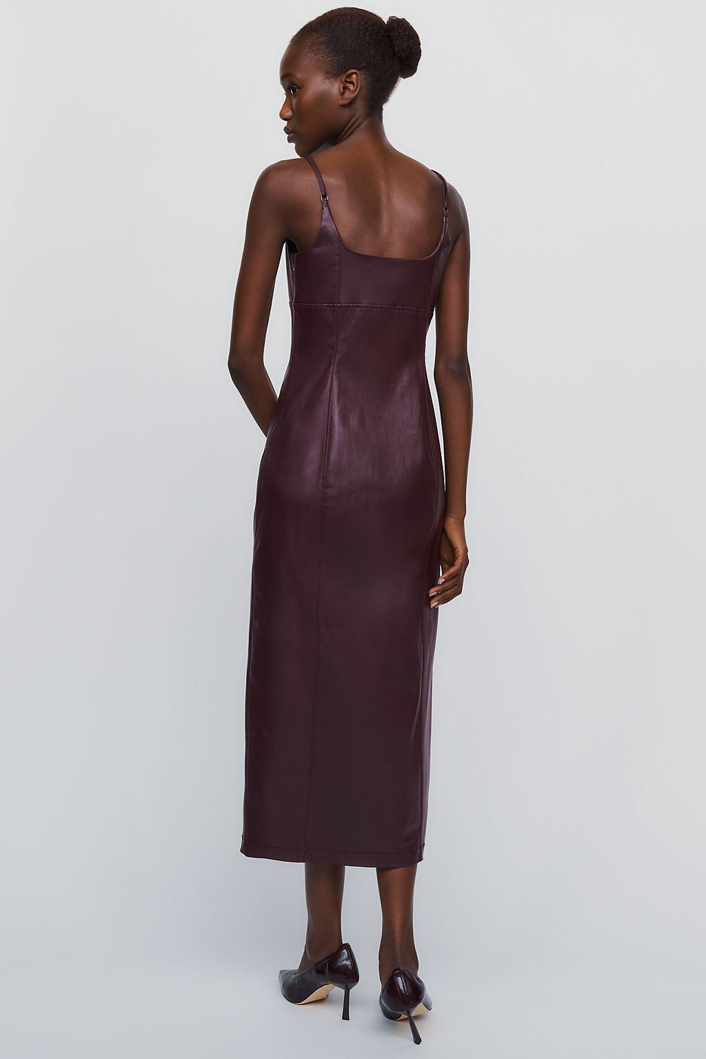 Pilcro Scoop Neck Slim Midi Dress