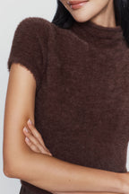By Anthropologie Thea Twofer Eyelash Sweater Dress