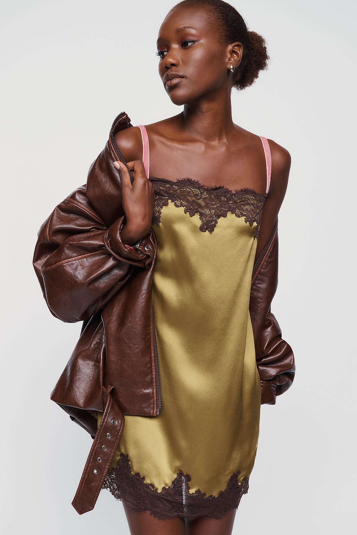 Reformation Emma-Rose 100% Silk Mini Dress