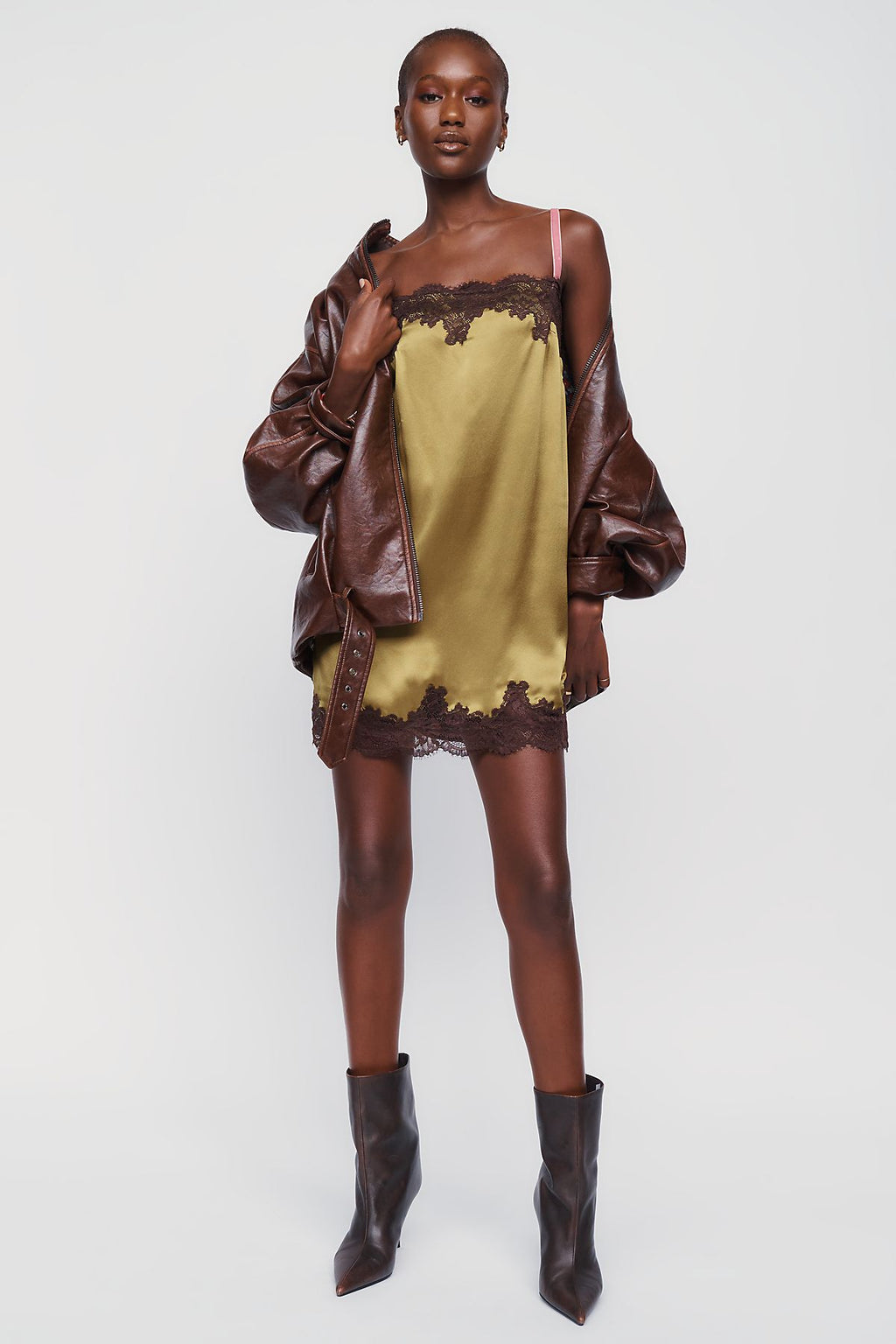 Reformation Emma-Rose 100% Silk Mini Dress