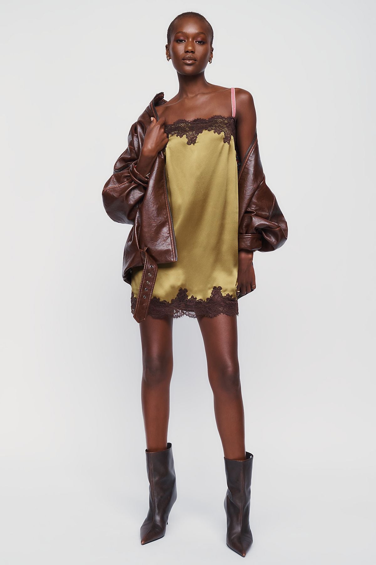 Reformation Emma-Rose 100% Silk Mini Dress