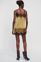 Reformation Emma-Rose 100% Silk Mini Dress
