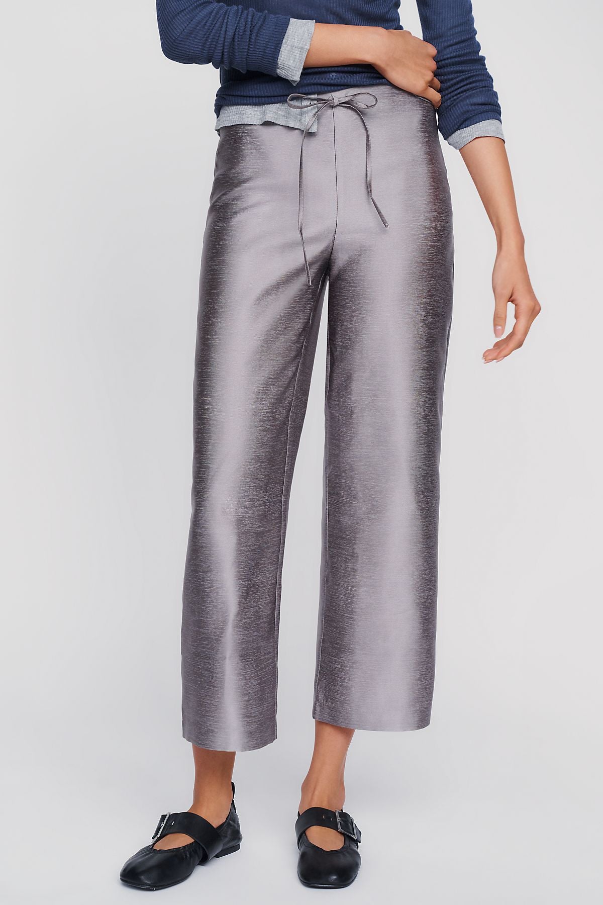 Reformation Olina Cropped Straight Leg Pants
