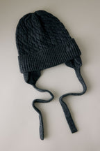 Bonnet en laine-cachemire Damson Madder