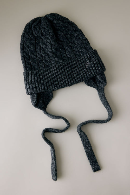 Bonnet en laine-cachemire Damson Madder