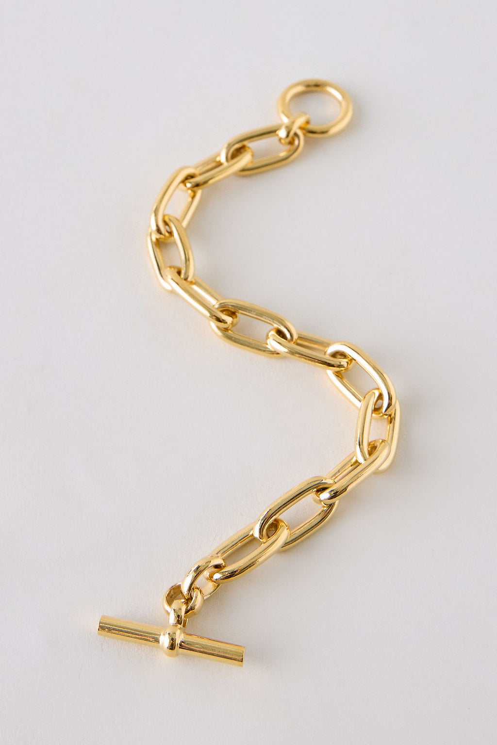 Tilly Sveaas Petit bracelet à maillons ovales plaqué or