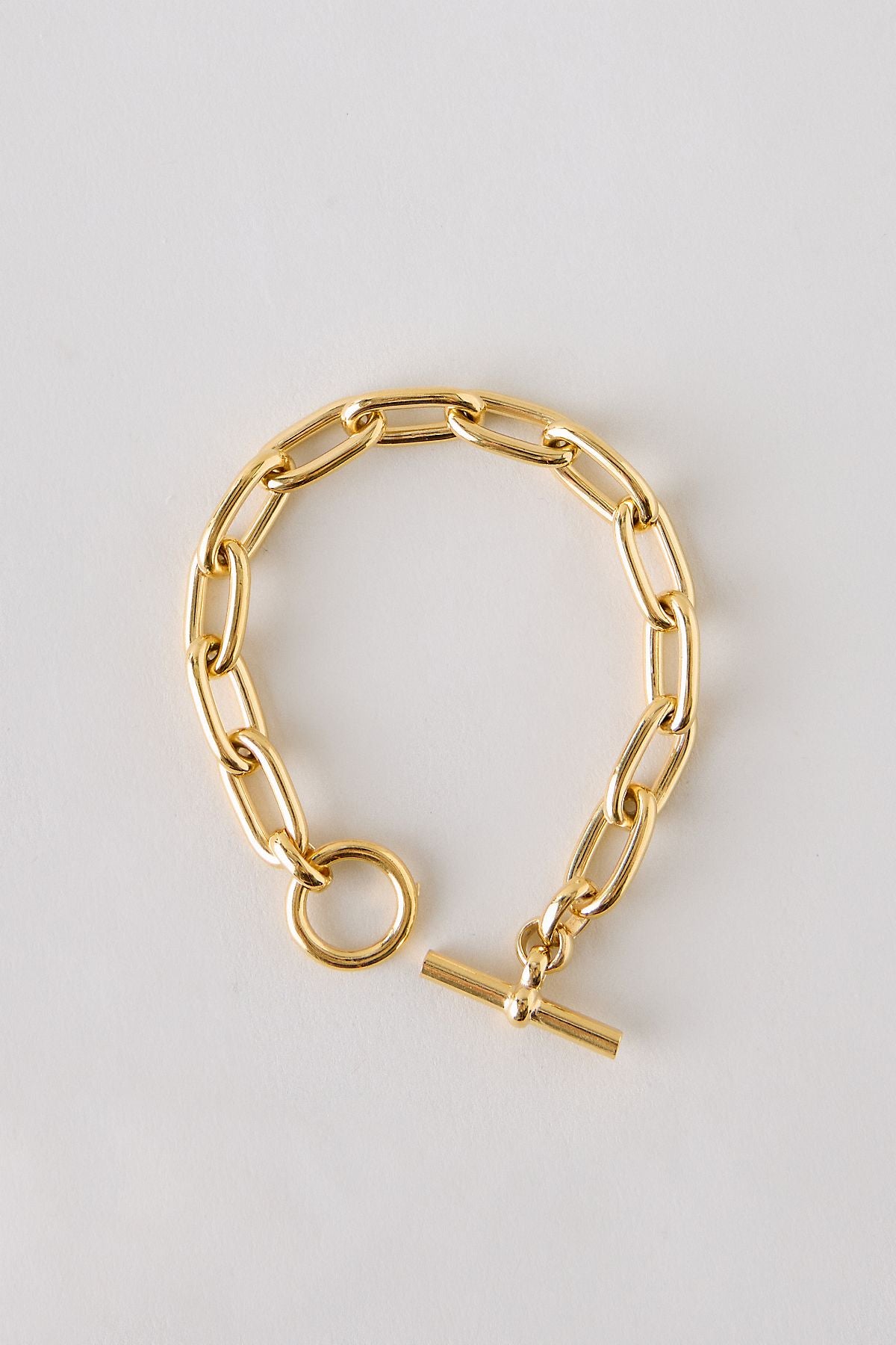 Tilly Sveaas Petit bracelet à maillons ovales plaqué or