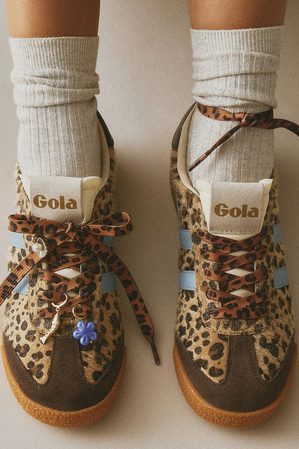Gola x Anthropologie Baskets Elan Léopard