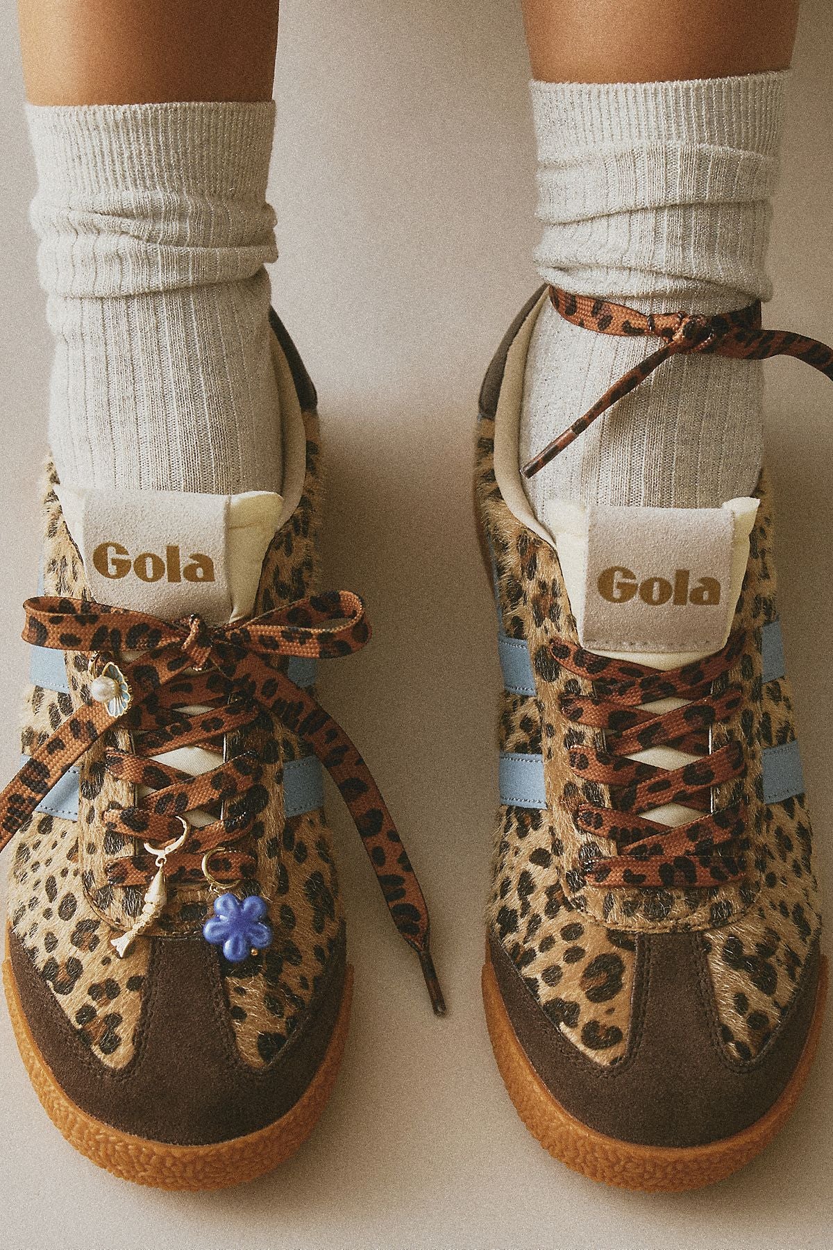 Gola x Anthropologie Baskets Elan Léopard