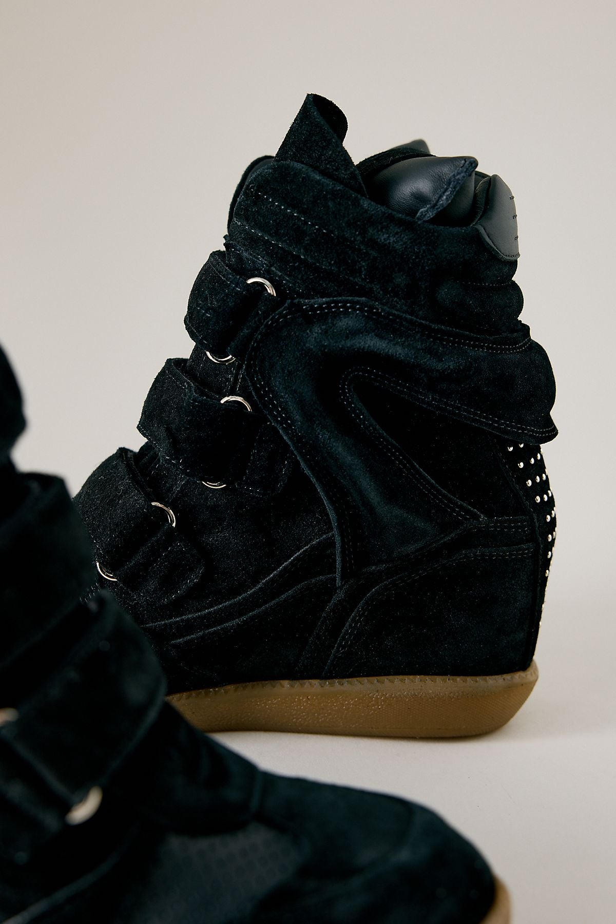 Baskets compensées en daim Jaeyy Bronx
